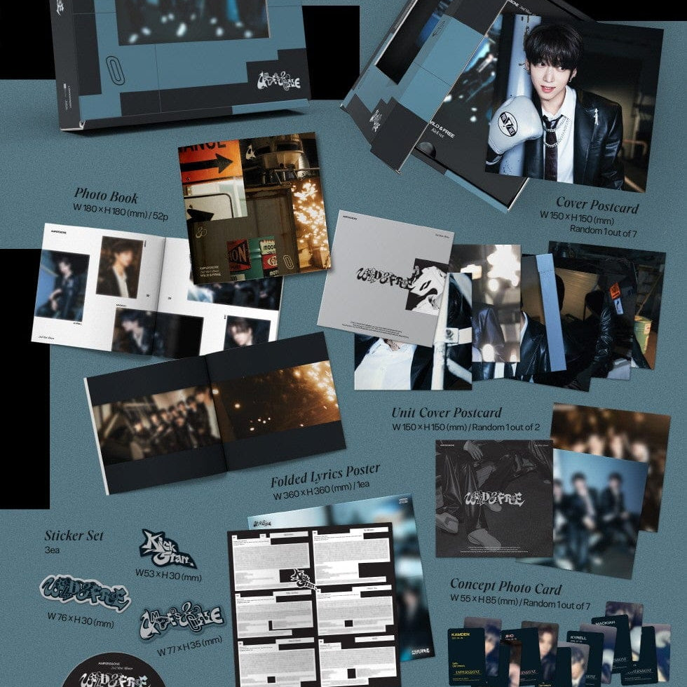 Korea Pop Store AMPERS&ONE - [Wild & Free] (2nd Mini Album) (Kick Ver.) Kawaii Gifts