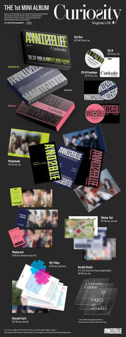 Korea Pop Store AND2BLE - 1st Mini Album [Sequence 01: Curiosity] Kawaii Gifts