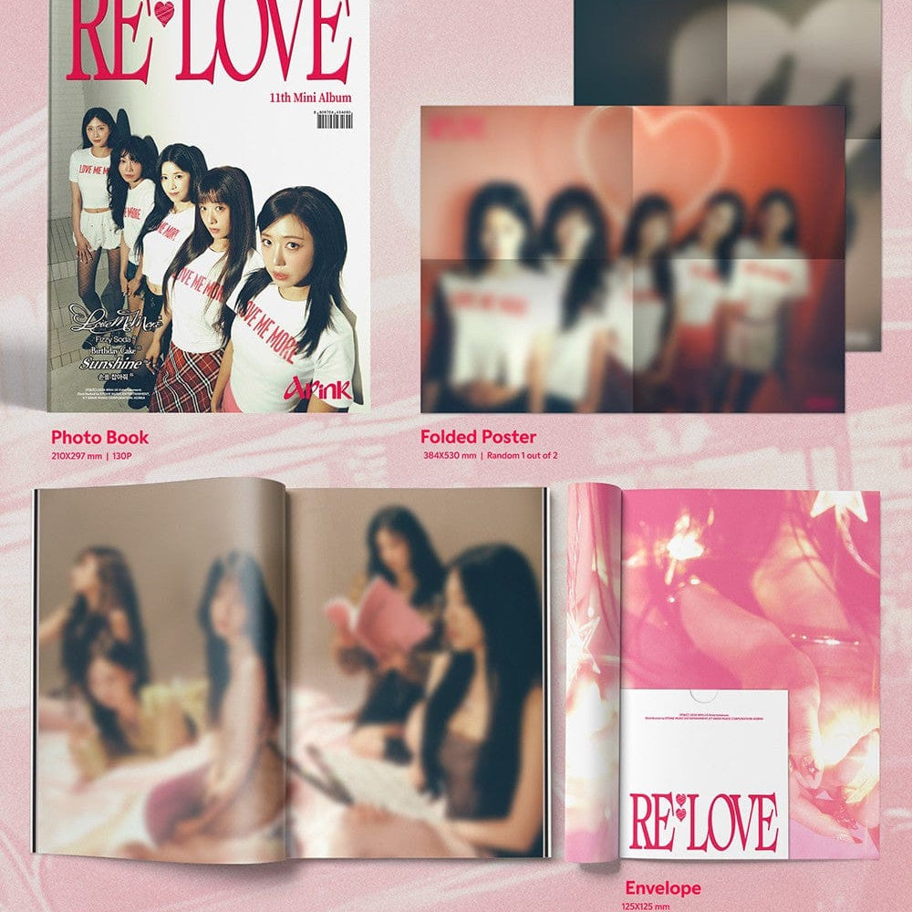 Korea Pop Store APINK - 11th Mini Album [Re : Love] Kawaii Gifts