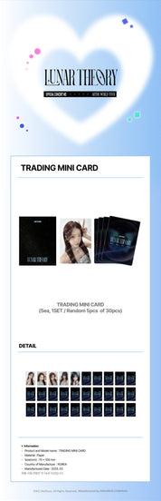 Korea Pop Store [ARMTS] Lunar Theory - Trading Mini Cards Kawaii Gifts