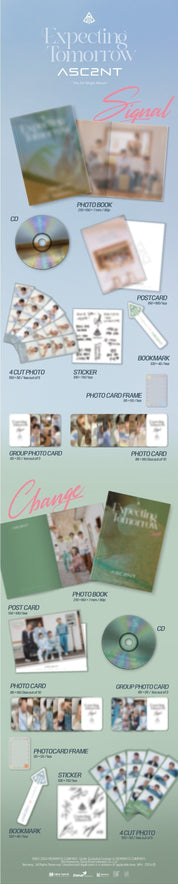 Korea Pop Store ASC2NT - [Expecting Tomorrow] (1st Single Album) Kawaii Gifts