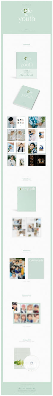 Korea Pop Store ATEEZ - 1st Photobook ; Ode to Youth Kawaii Gifts