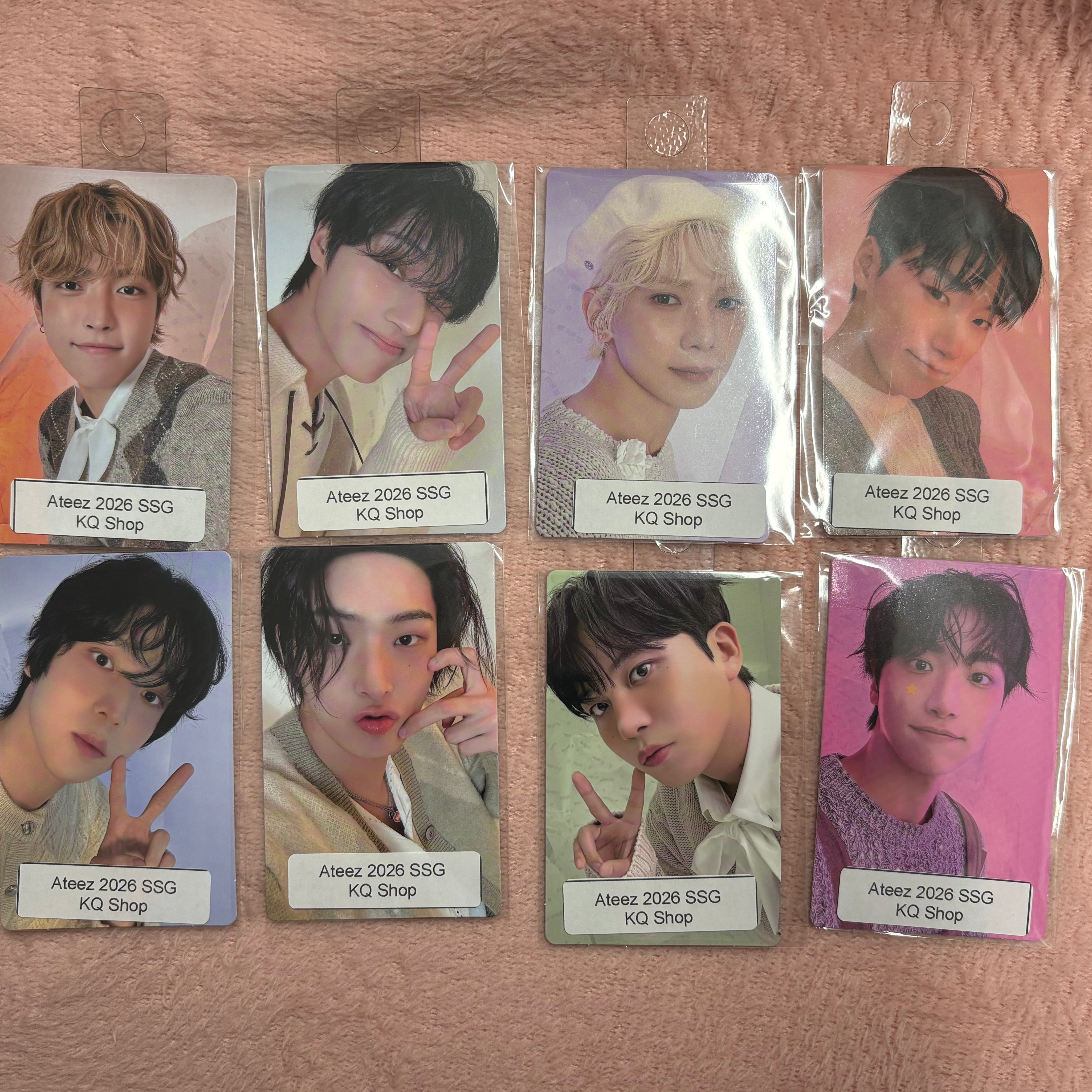 Korea Pop Store [ATEEZ] [2026 Season’s Greetings] Pre-Order Benefit Photocard KQ Shop Kawaii Gifts