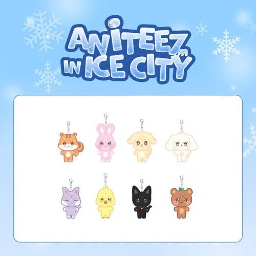 Korea Pop Store [ATEEZ] [Aniteez in Ice City] Plush Keyring Kawaii Gifts