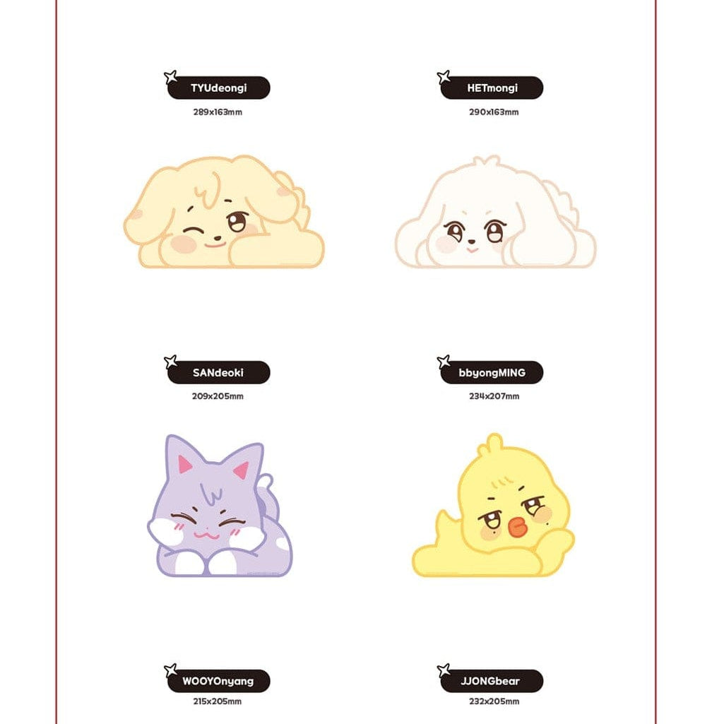 Korea Pop Store [ATEEZ] [ANITEEZ] In The Calling - Mouse Pad Kawaii Gifts