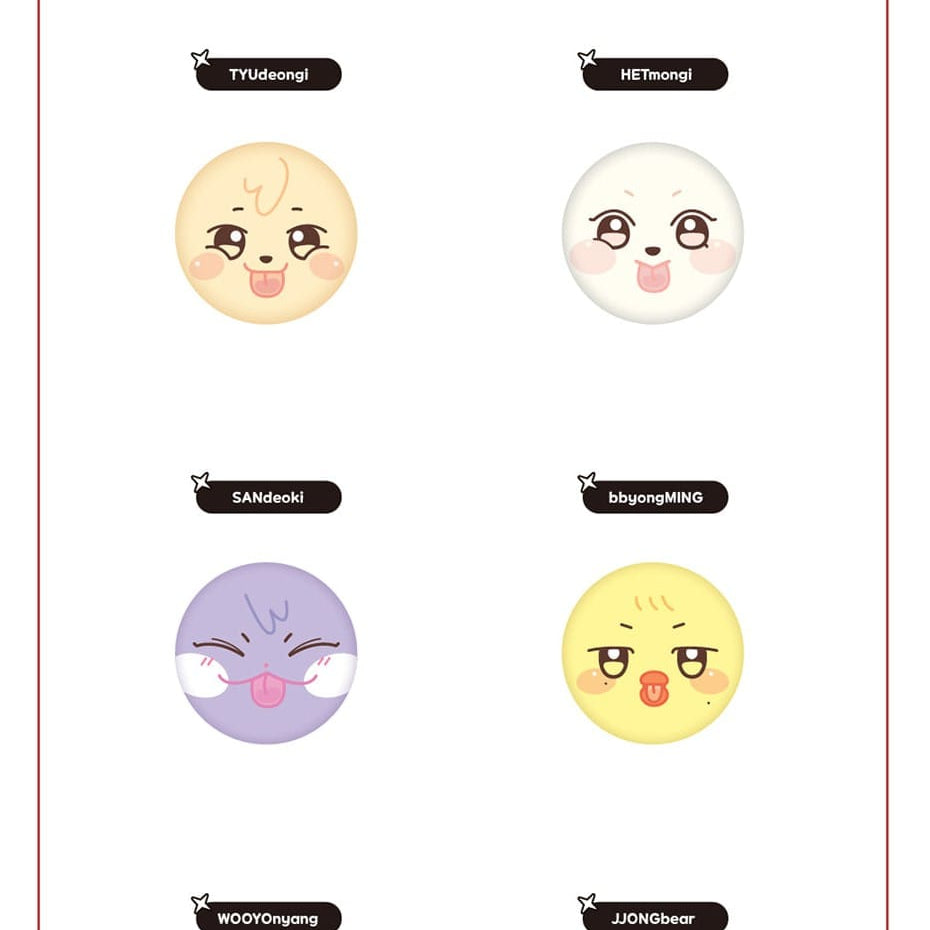 Korea Pop Store [ATEEZ] [ANITEEZ] In The Calling - Soft Pin Badge Kawaii Gifts