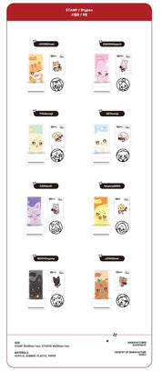 Korea Pop Store [ATEEZ] [ANITEEZ] In The Calling - Stamp Kawaii Gifts