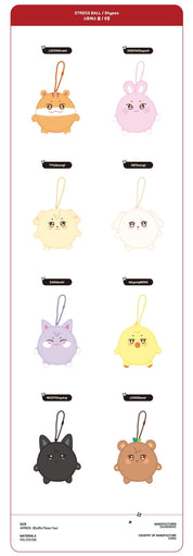 Korea Pop Store [ATEEZ] [ANITEEZ] In The Calling - Stress Ball Kawaii Gifts