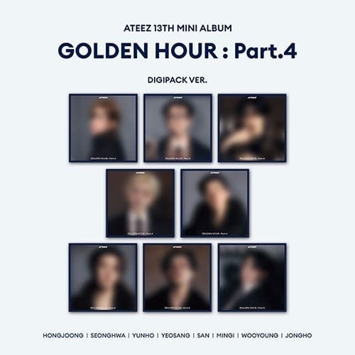 Korea Pop Store ATEEZ - GOLDEN HOUR: Part.4 (Digipack Ver.) Kawaii Gifts