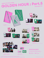 Korea Pop Store ATEEZ - Golden Hour: Part.5 (Pocaalbum Ver.) Kawaii Gifts