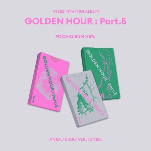 Korea Pop Store ATEEZ - Golden Hour: Part.5 (Pocaalbum Ver.) Kawaii Gifts