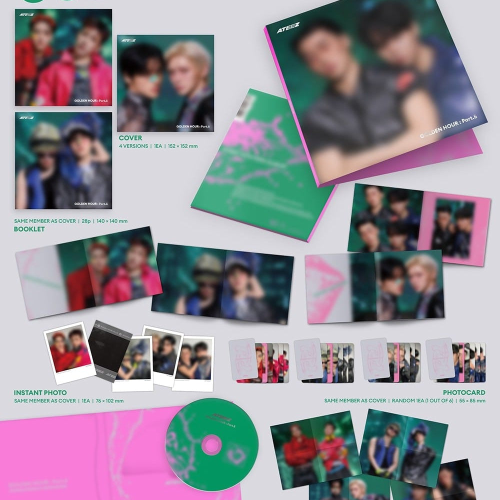 Korea Pop Store ATEEZ - Golden Hour: Part.5 (Unit Digipack Ver.) Kawaii Gifts