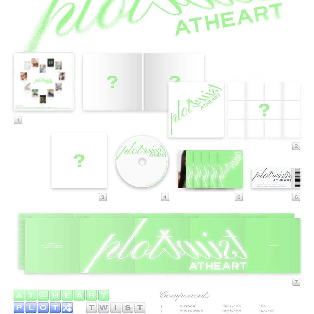 Korea Pop Store ATHEART - 1st EP [Plot Twist] (Twist Ver.) Kawaii Gifts