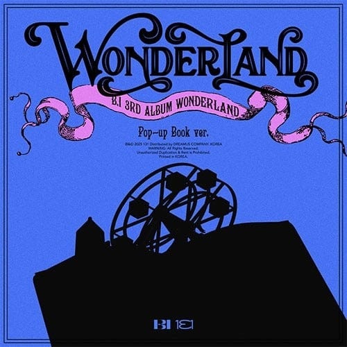 Korea Pop Store B.I -  [Wonderland] (3rd Album) (Pop-Up Book Ver.) Kawaii Gifts