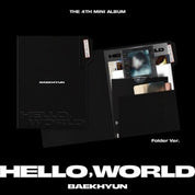 Korea Pop Store BAEKHYUN - [Hello, World] (4th Mini Album) (Folder Ver.) Kawaii Gifts