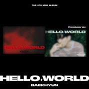 Korea Pop Store BAEKHYUN - [Hello, World] (4th Mini Album) (Photobook Ver.) Kawaii Gifts