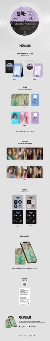 Korea Pop Store [Billlie] - [Side-B : Memoirs of Echo Unseen] (1st Single Album) (Poca Album) Kawaii Gifts 8804775367267