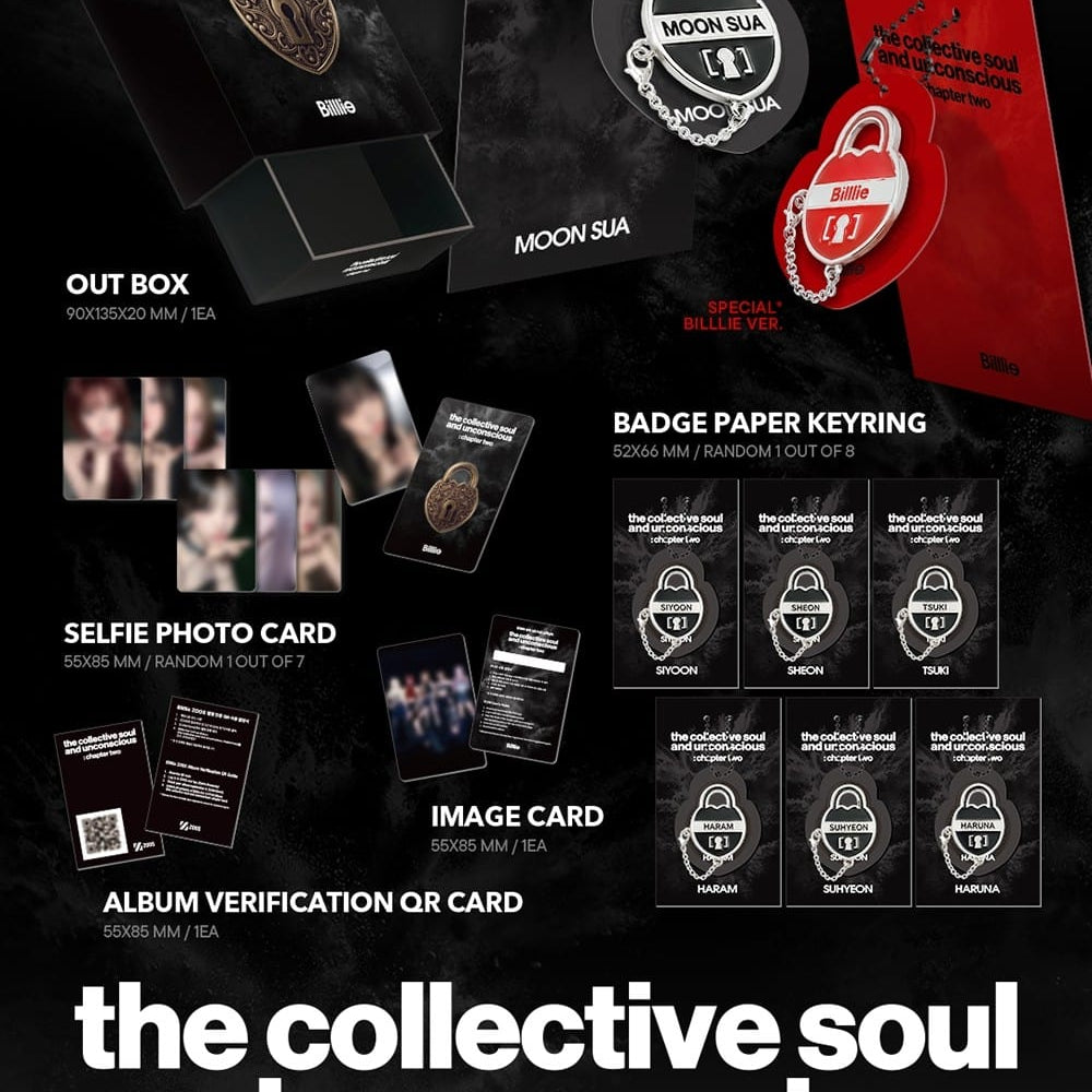 Korea Pop Store Billlie - The Collective Soul and Unconscious: Chapter 2 (Anonymous Ver.) Kawaii Gifts