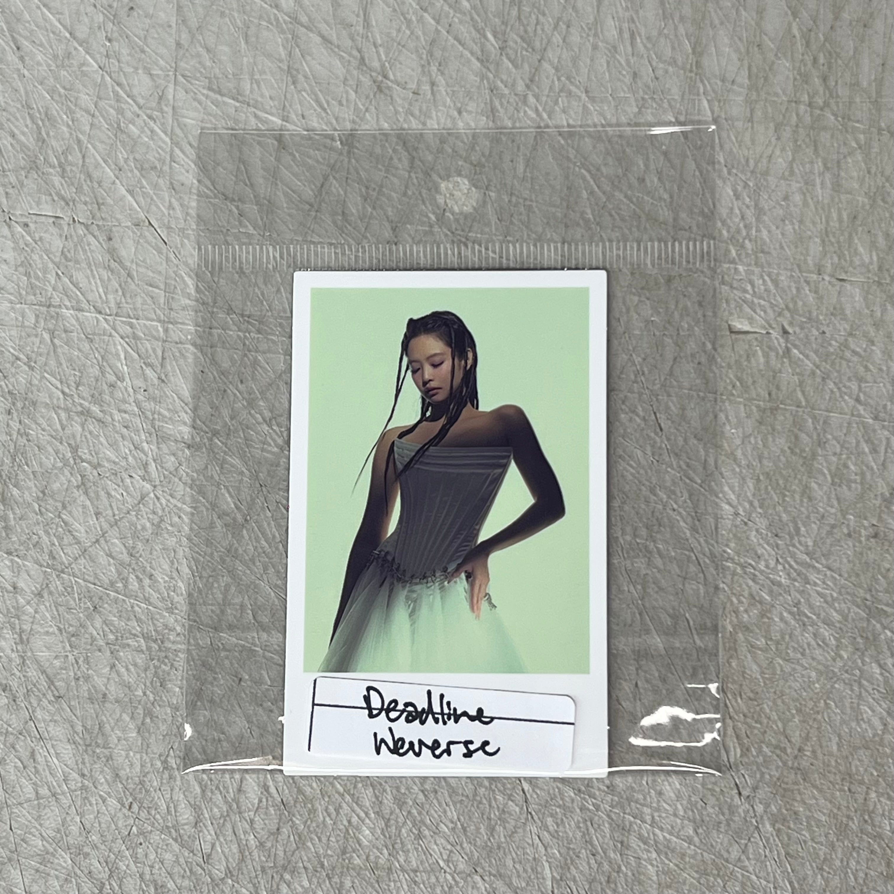 Korea Pop Store BLACKPINK - [Deadline] Weverse Pre-Order Photocard Jennie Pola Kawaii Gifts 83167702