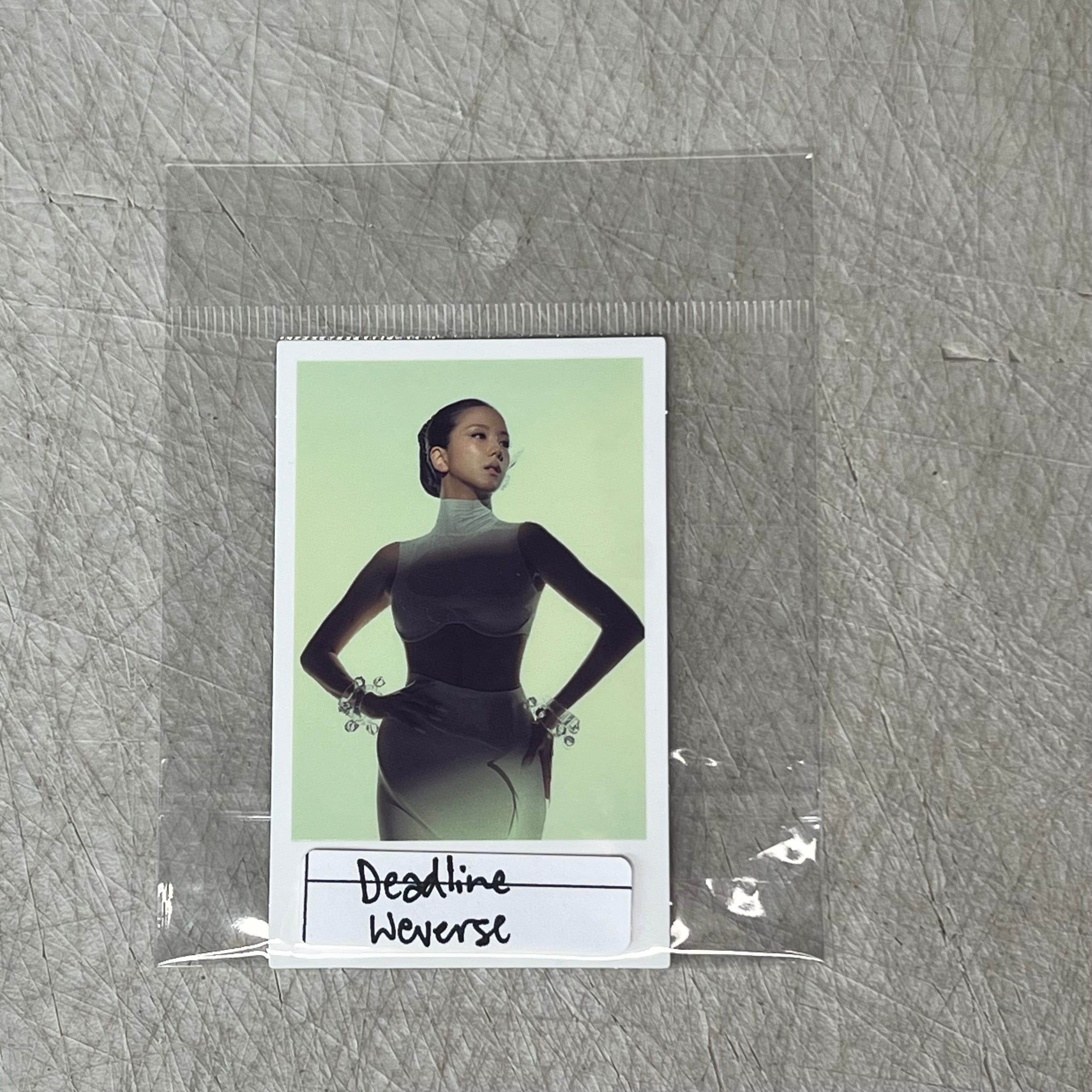 Korea Pop Store BLACKPINK - [Deadline] Weverse Pre-Order Photocard Jisoo Pola Kawaii Gifts 83266006