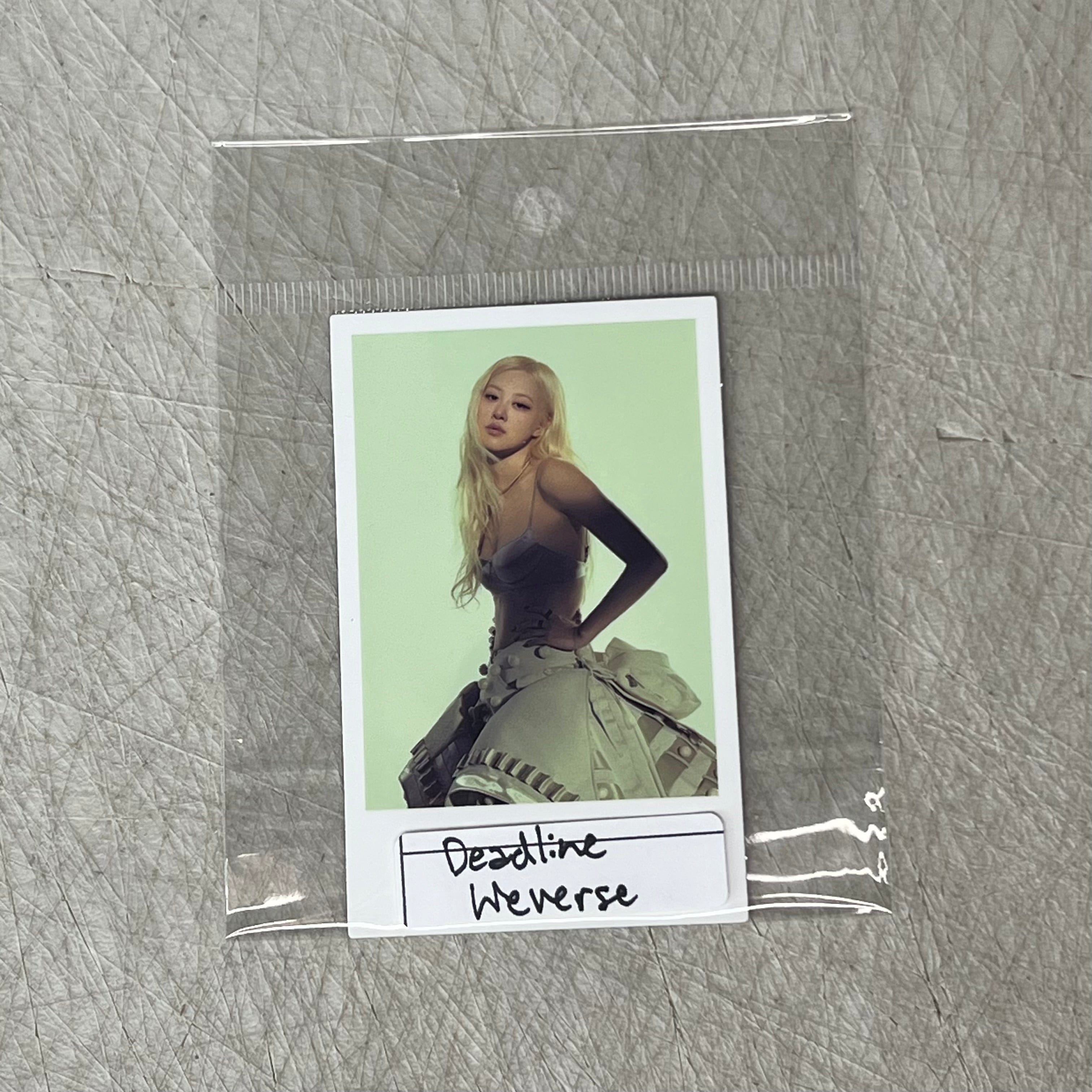 Korea Pop Store BLACKPINK - [Deadline] Weverse Pre-Order Photocard Rose Pola Kawaii Gifts 83200470