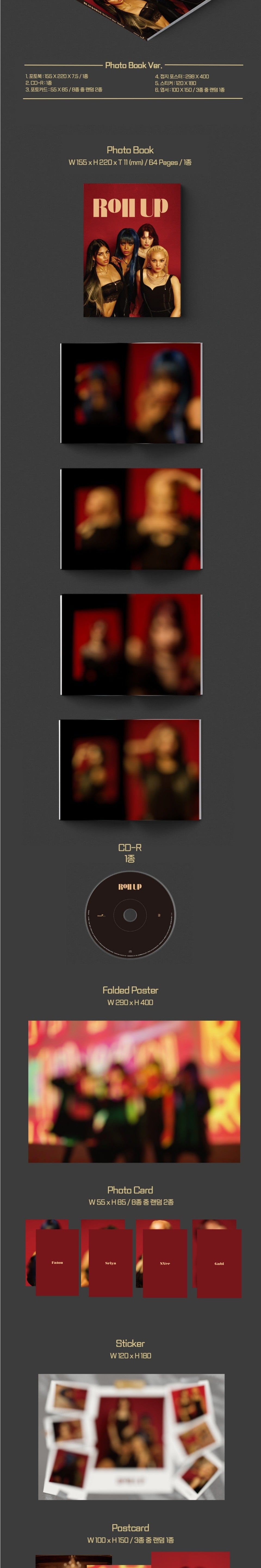 Korea Pop Store BLACKSWAN - The First Ep Album [Roll Up] Kawaii Gifts 8809868449714