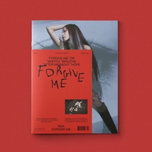 Korea Pop Store BOA - Forgive Me (3rd Mini Album) Hate Ver. Kawaii Gifts