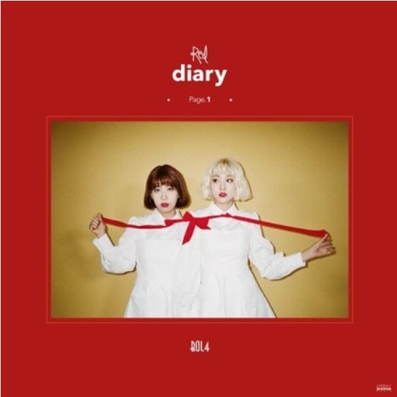 Korea Pop Store BOLBBALGAN4 - Red Diary PAGE.1 (MINI ALBUM) Kawaii Gifts