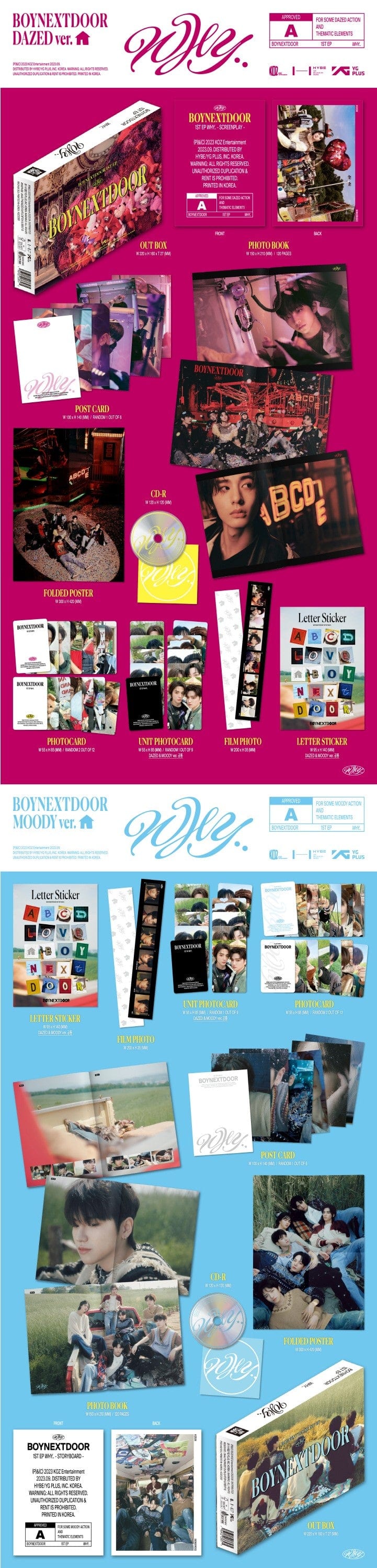 Korea Pop Store BOYNEXTDOOR - 1st EP 'Why..' Kawaii Gifts 8809929745502