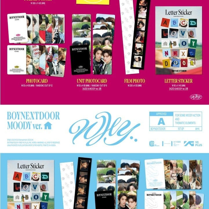 Korea Pop Store BOYNEXTDOOR - 1st EP 'Why..' Kawaii Gifts 8809929745502