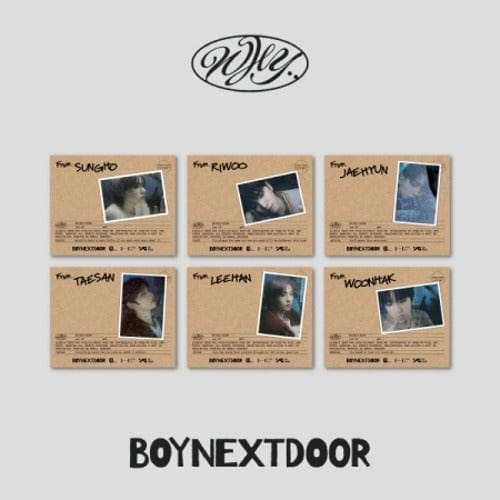 Korea Pop Store BOYNEXTDOOR - 1st EP 'Why..' (Letter Ver.) Kawaii Gifts