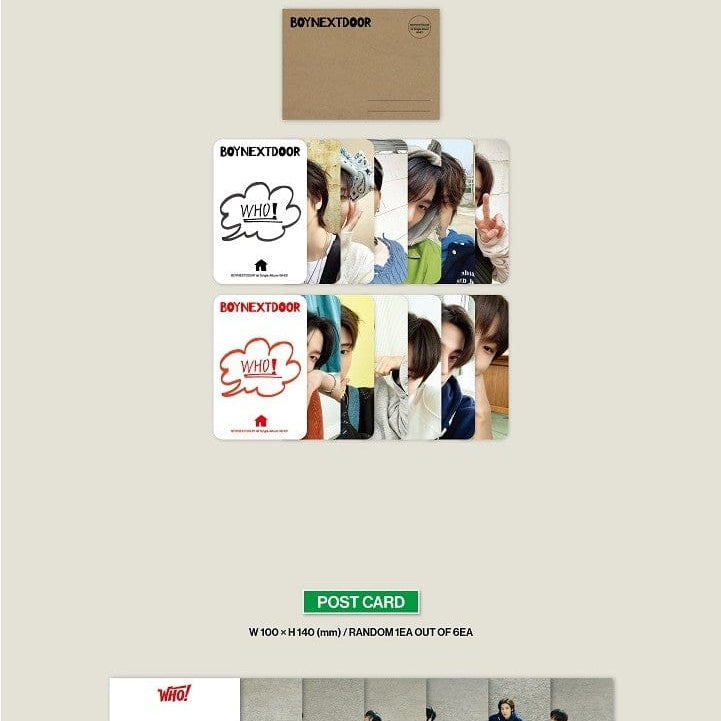 Korea Pop Store BoyNextDoor - 1st Single "WHO!" Kawaii Gifts