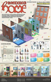 Korea Pop Store BOYNEXTDOOR - 1st Studio Album [Home] (Weverse Albums Ver.) Kawaii Gifts 8800353119860