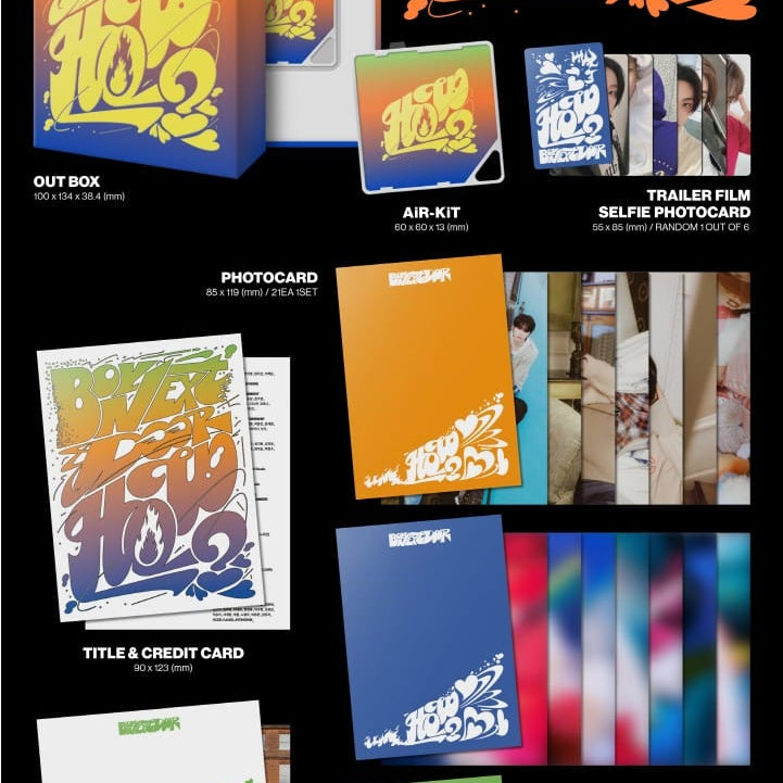 Korea Pop Store BOYNEXTDOOR - 2nd EP [How?] (Kit Ver.) Kawaii Gifts 8800250622203