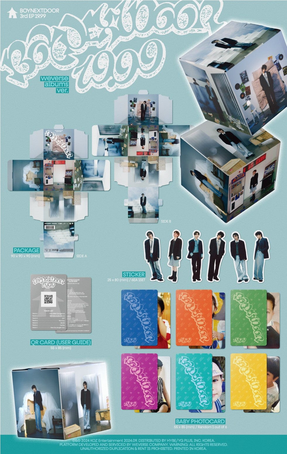 Korea Pop Store BOYNEXTDOOR - 3rd EP [19.99] (Weverse Albums Ver.) Kawaii Gifts 8800261890400