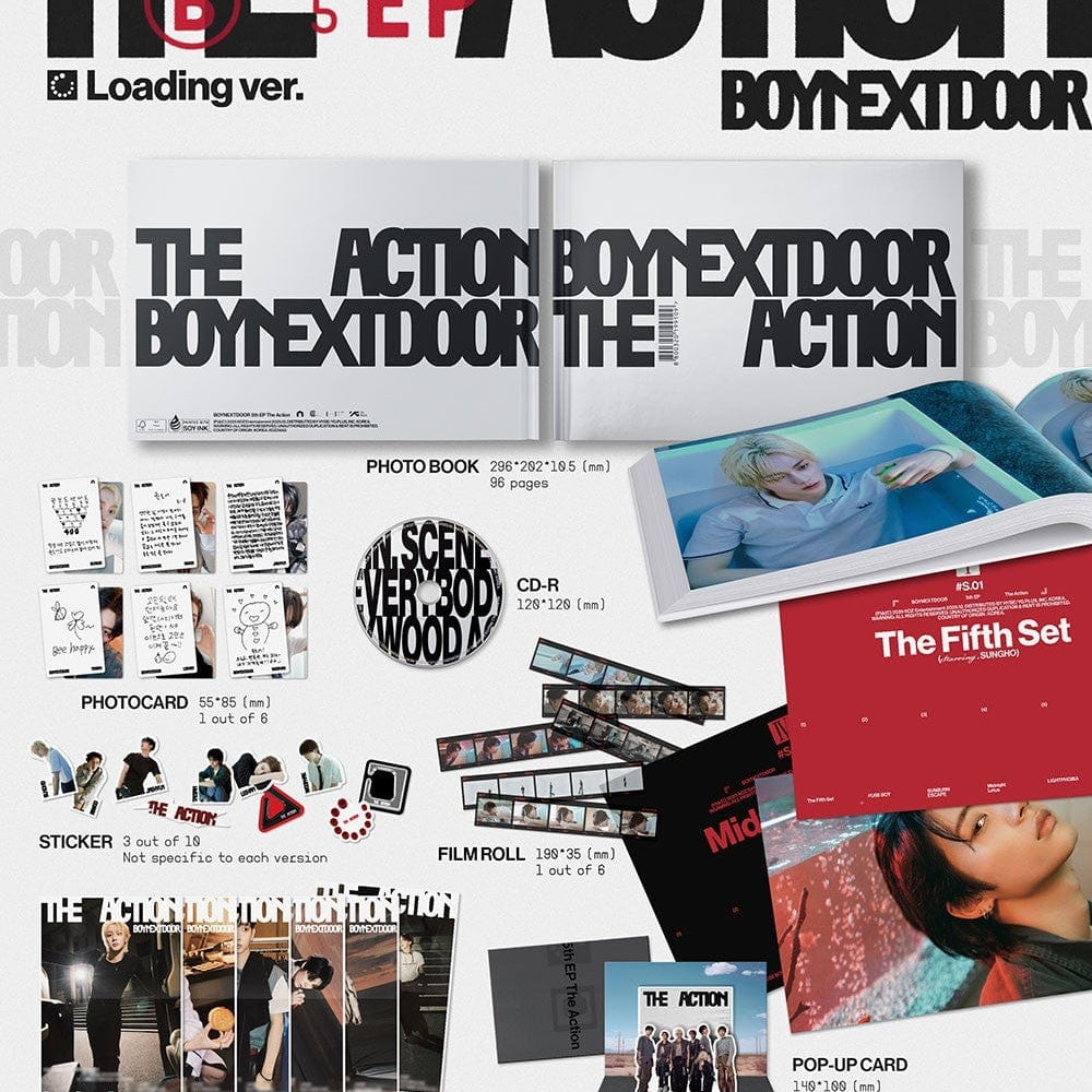 Korea Pop Store BOYNEXTDOOR - 5th EP [The Action] Kawaii Gifts