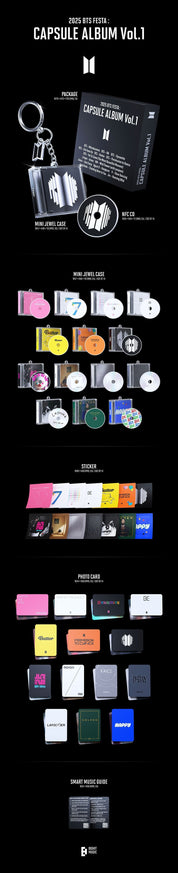 Korea Pop Store BTS - 2025 BTS Festa : Capsule Album Vol.1 Kawaii Gifts