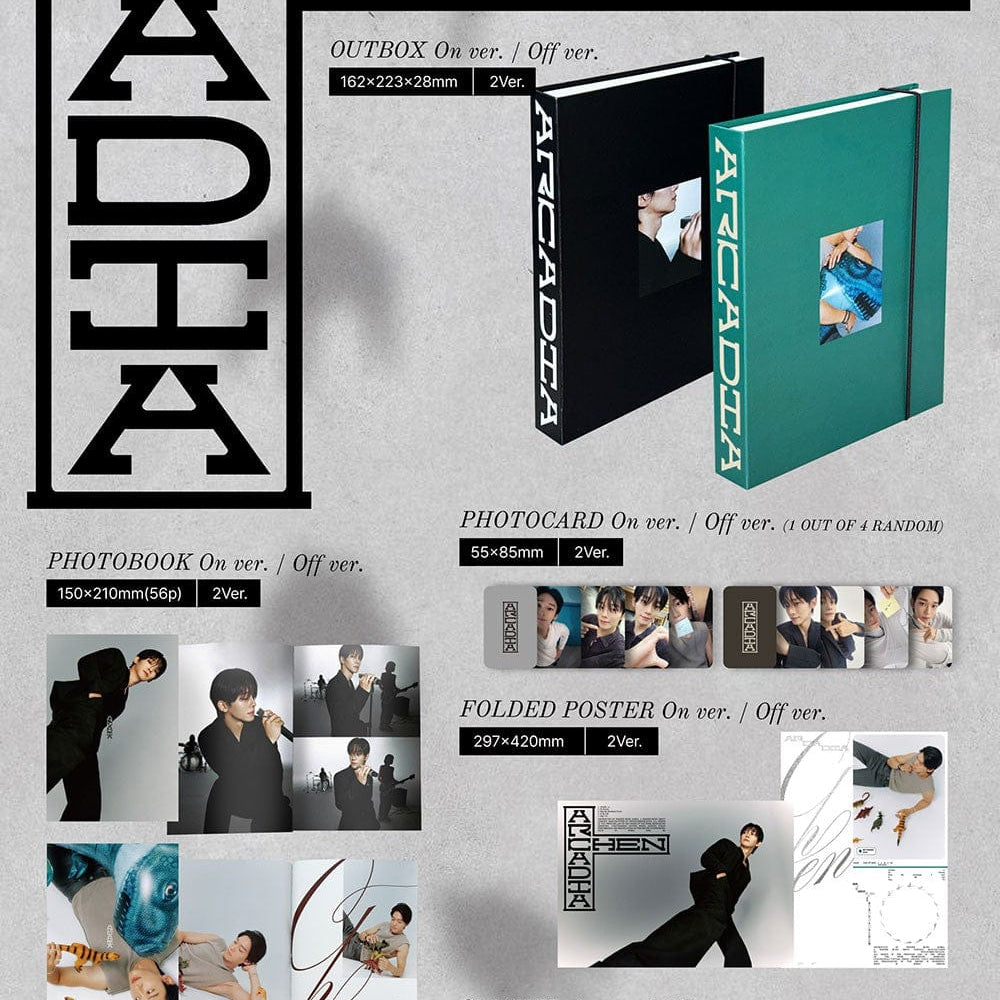 Korea Pop Store CHEN - The 5th Album [Arcadia] Kawaii Gifts 8809957312028