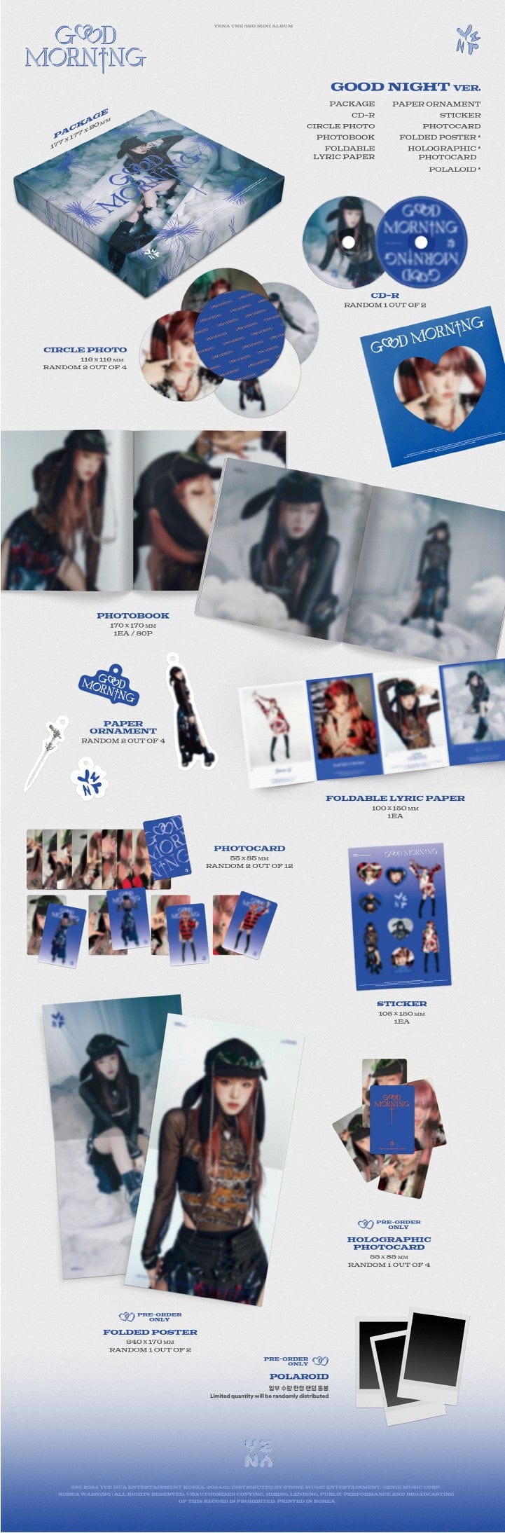 Korea Pop Store CHOI YENA - Good Morning Kawaii Gifts 8809704427661
