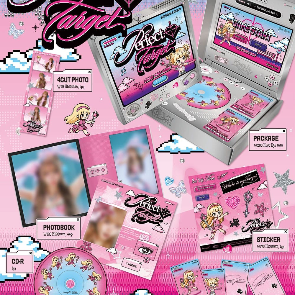 Korea Pop Store CHOI YOOJUNG - 2nd Mini Album [Perfect Target] Kawaii Gifts