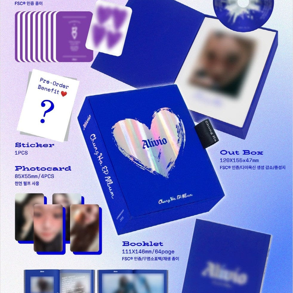 Korea Pop Store CHUNG HA - [Alivio] Mini Album Kawaii Gifts