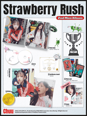 Korea Pop Store CHUU - [Strawberry Rush] (2nd Mini Album) Kawaii Gifts 8809314516083
