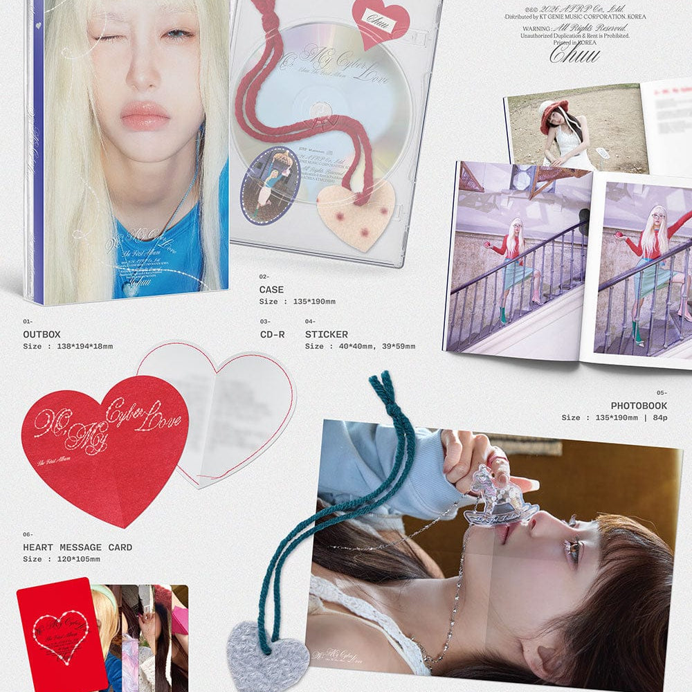 Korea Pop Store CHUU - The First Album [XO, My Cyberlove] Cyber Ver. Kawaii Gifts 8809314517059
