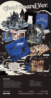 Korea Pop Store CLOSE YOUR EYES - The 2nd Mini Album [Snowy Summer] (Ghost Board Ver.) Kawaii Gifts