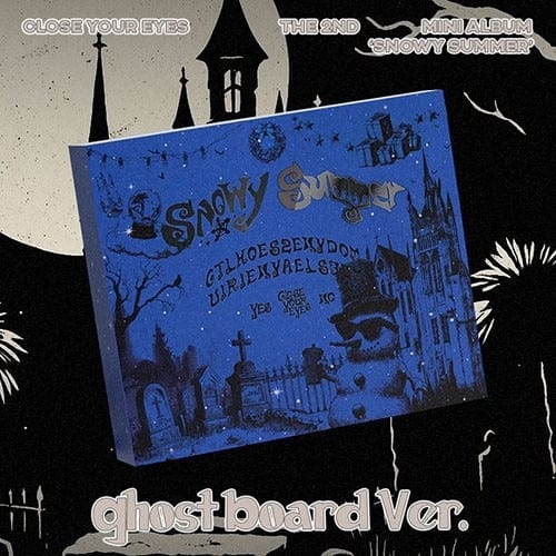 Korea Pop Store CLOSE YOUR EYES - The 2nd Mini Album [Snowy Summer] (Ghost Board Ver.) Kawaii Gifts