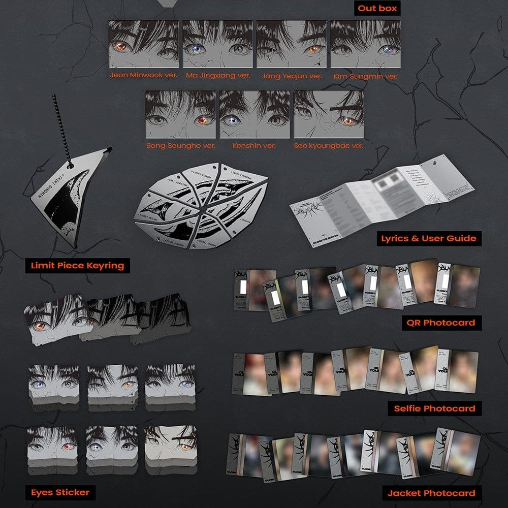 Korea Pop Store CLOSE YOUR EYES - The 3rd Mini Album [Blackout] (Eyes Ver.) Kawaii Gifts 8800340035081