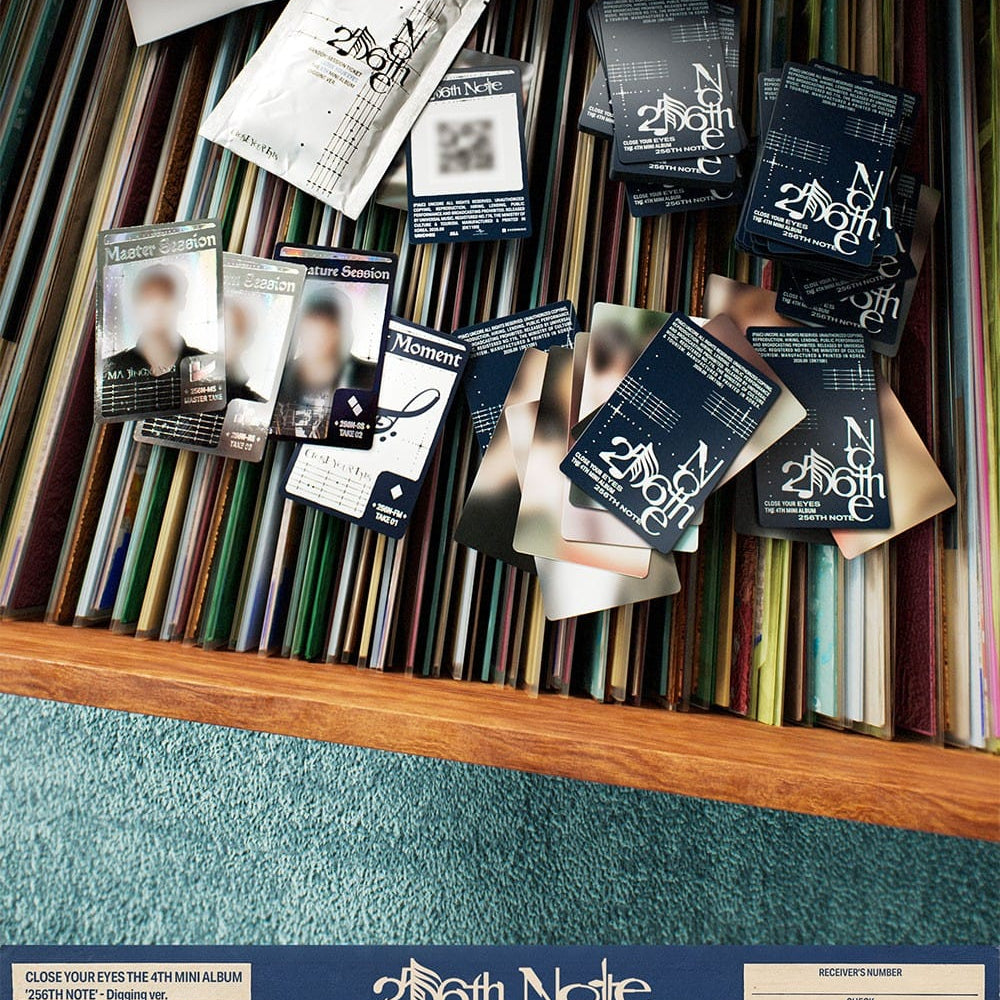 Korea Pop Store CLOSE YOUR EYES - The 4th Mini Album '256th Note' (Digging Ver.) Kawaii Gifts