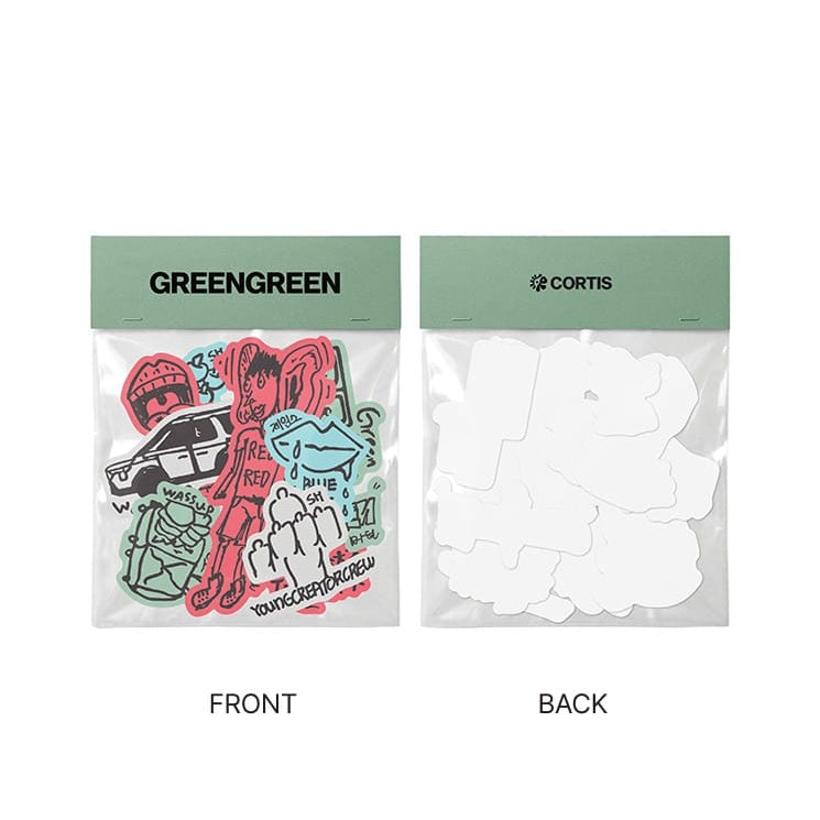 Korea Pop Store [CORTIS] GREENGREEN - Sticker Set Kawaii Gifts