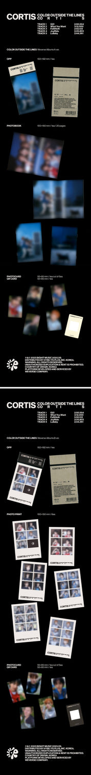 Korea Pop Store CORTIS - The 1st EP [Color Outside the Lines] (Weverse Albums Ver.) Kawaii Gifts