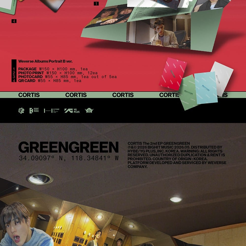 Korea Pop Store CORTIS - The 2nd EP [Green Green] (Weverse Albums Ver.) Kawaii Gifts